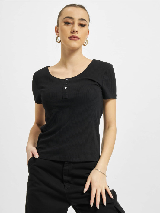 Only Tops sans manche onlSimple Life Button noir